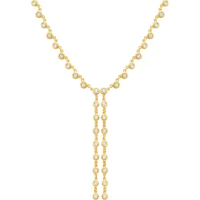 14K GOLD DIAMOND ELSIE LARIAT