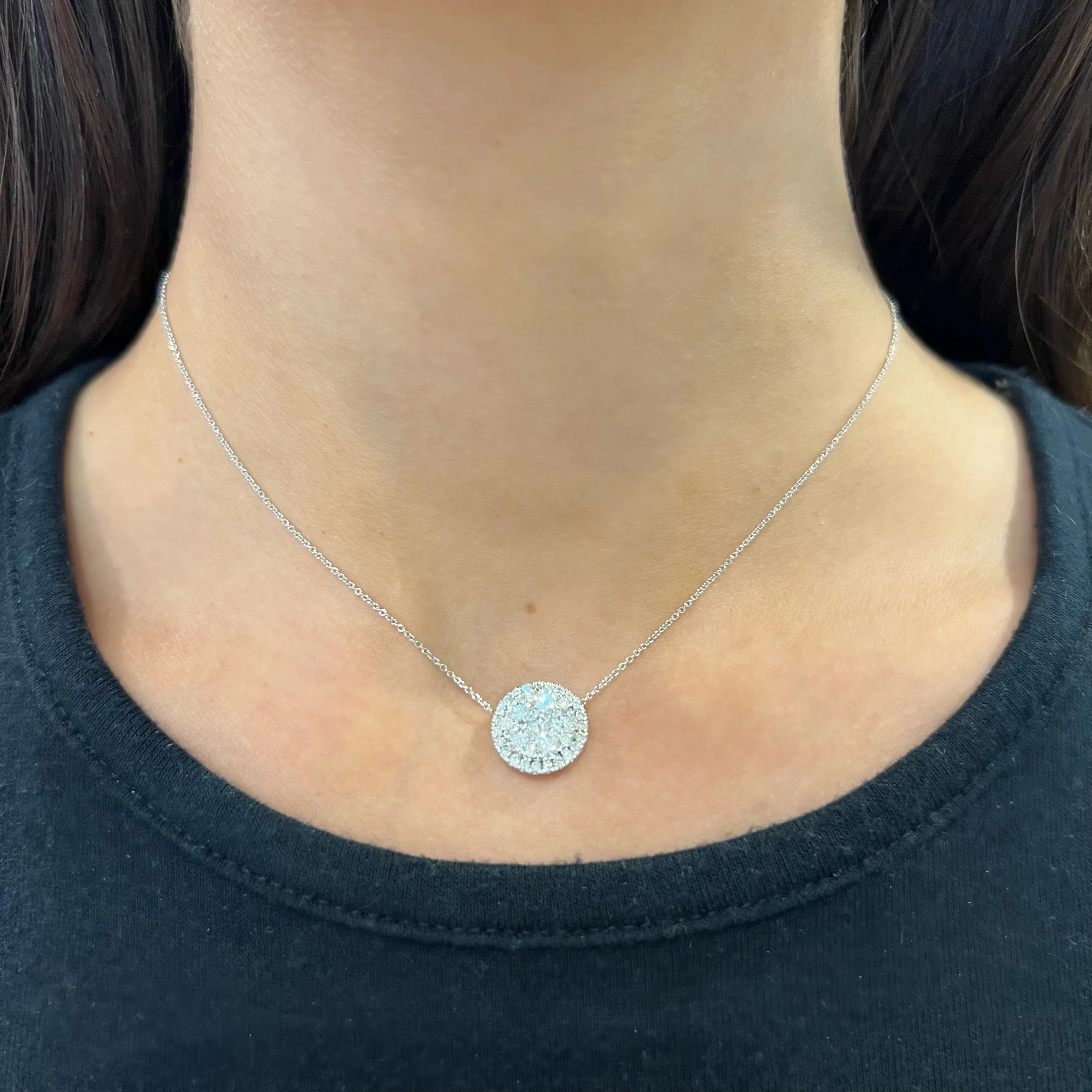 14K GOLD DIAMOND PATTY NECKLACE