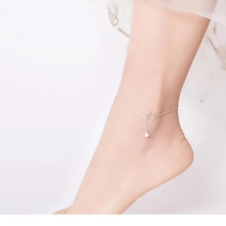 Anklets Charm Jewelry - Ball and Cat - SCT003