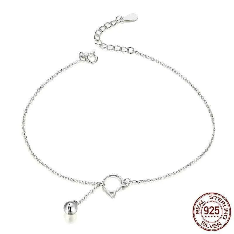 Anklets Charm Jewelry - Ball and Cat - SCT003