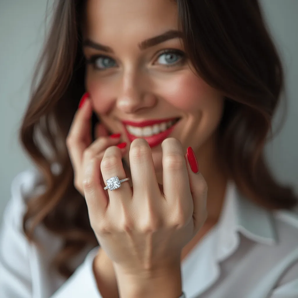 Azalea - Cushion Moissanite Engagement Ring