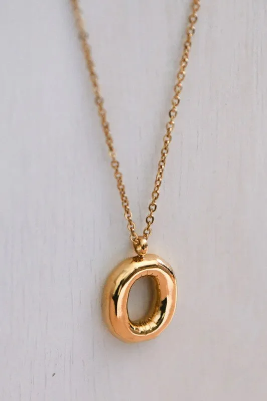 Bubble Initial Necklaces