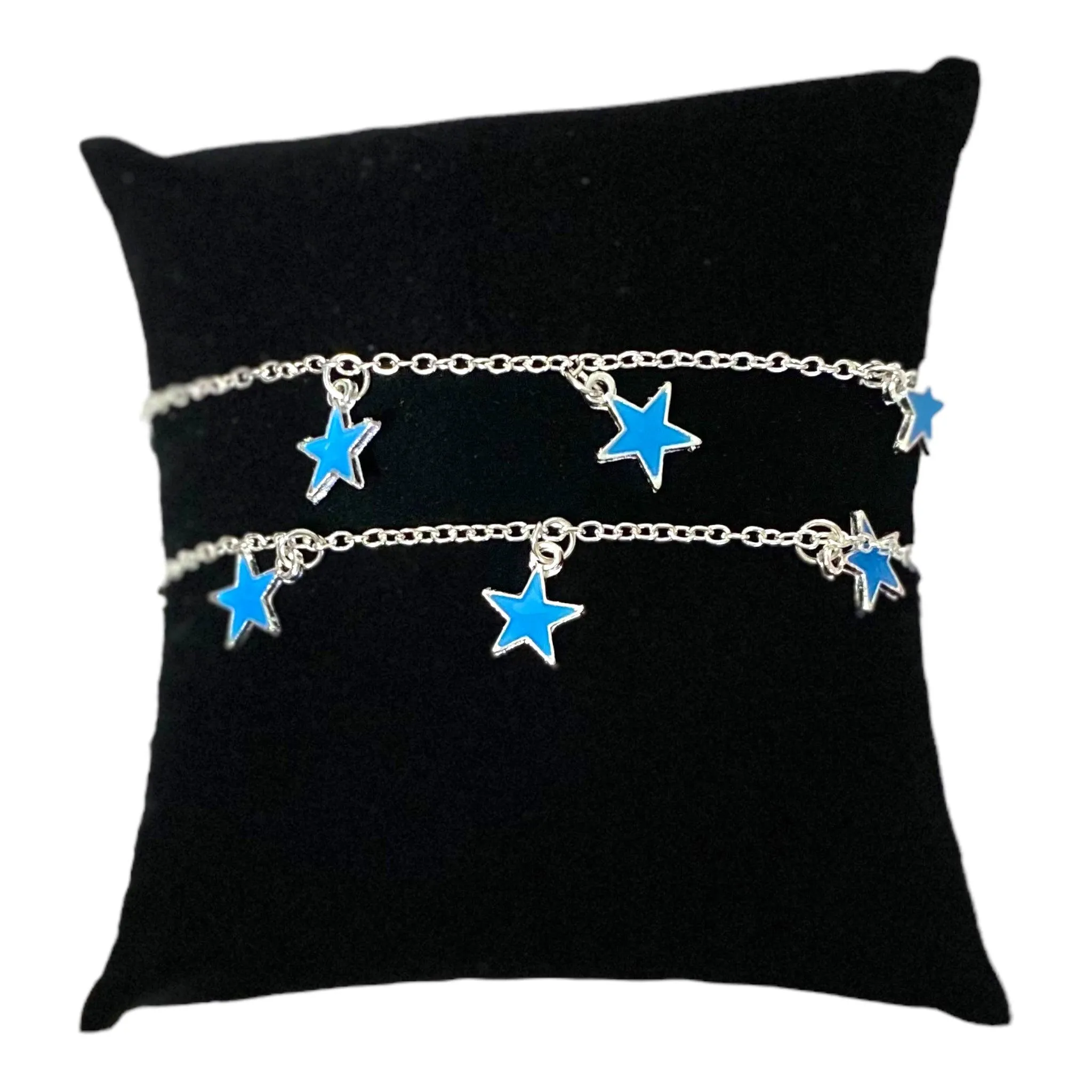 Celestial Glow In Dark Stars Anklet Set