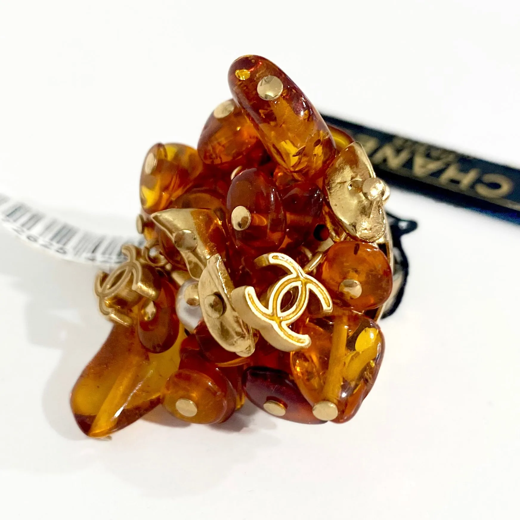 Chanel Amber Cluster Ring