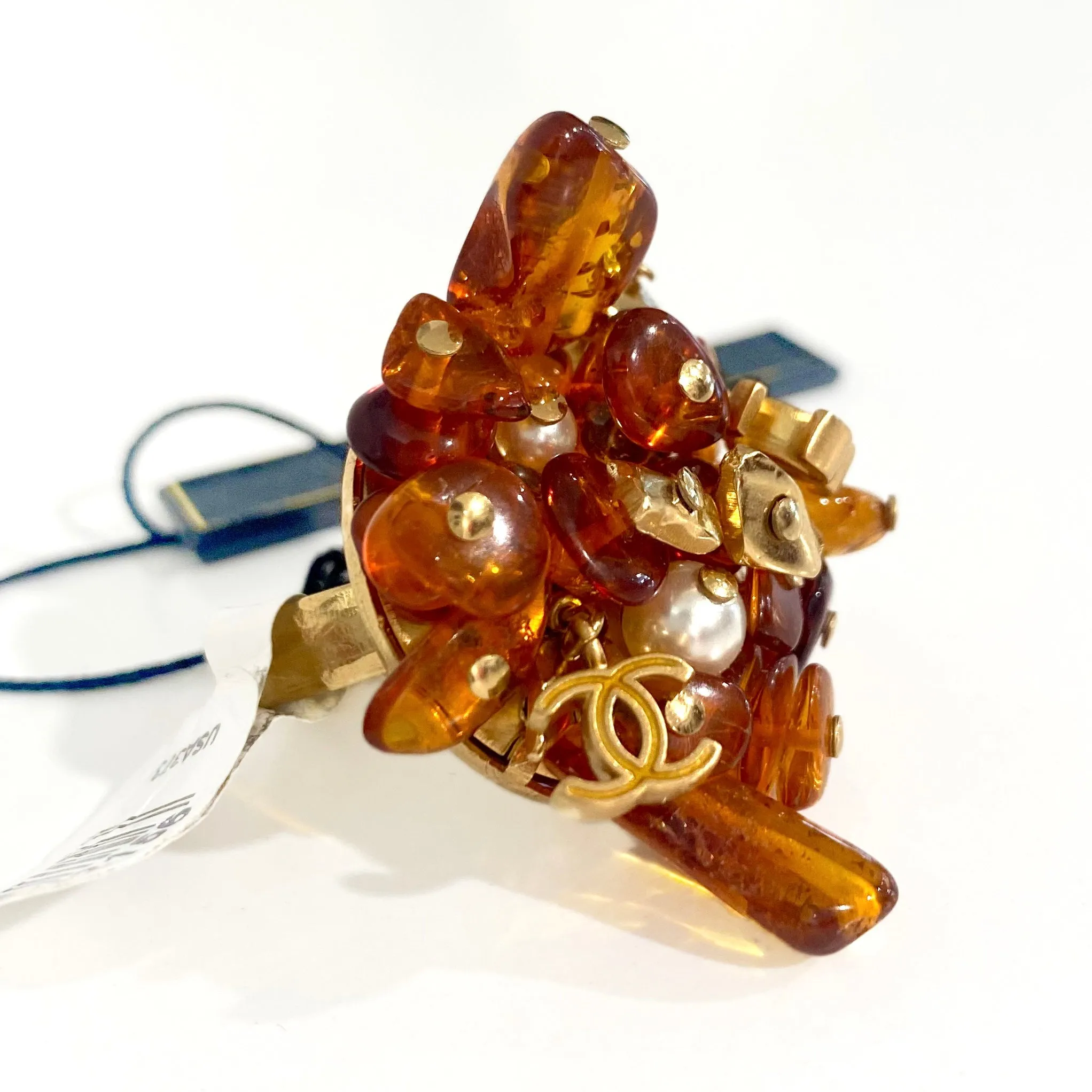 Chanel Amber Cluster Ring