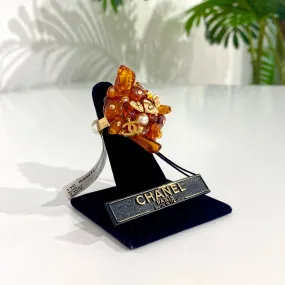 Chanel Amber Cluster Ring