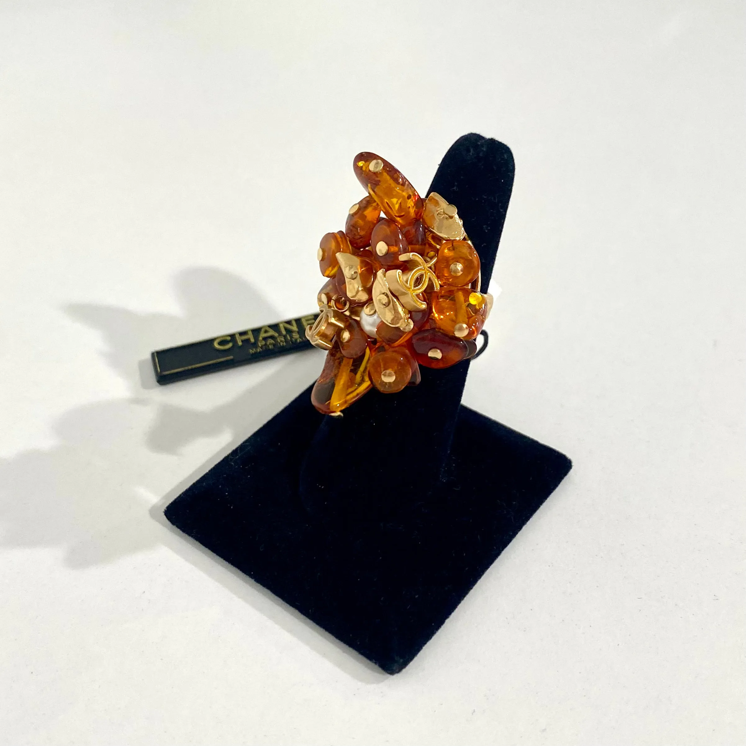 Chanel Amber Cluster Ring