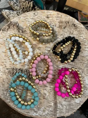 Clay Beaded Bracelets