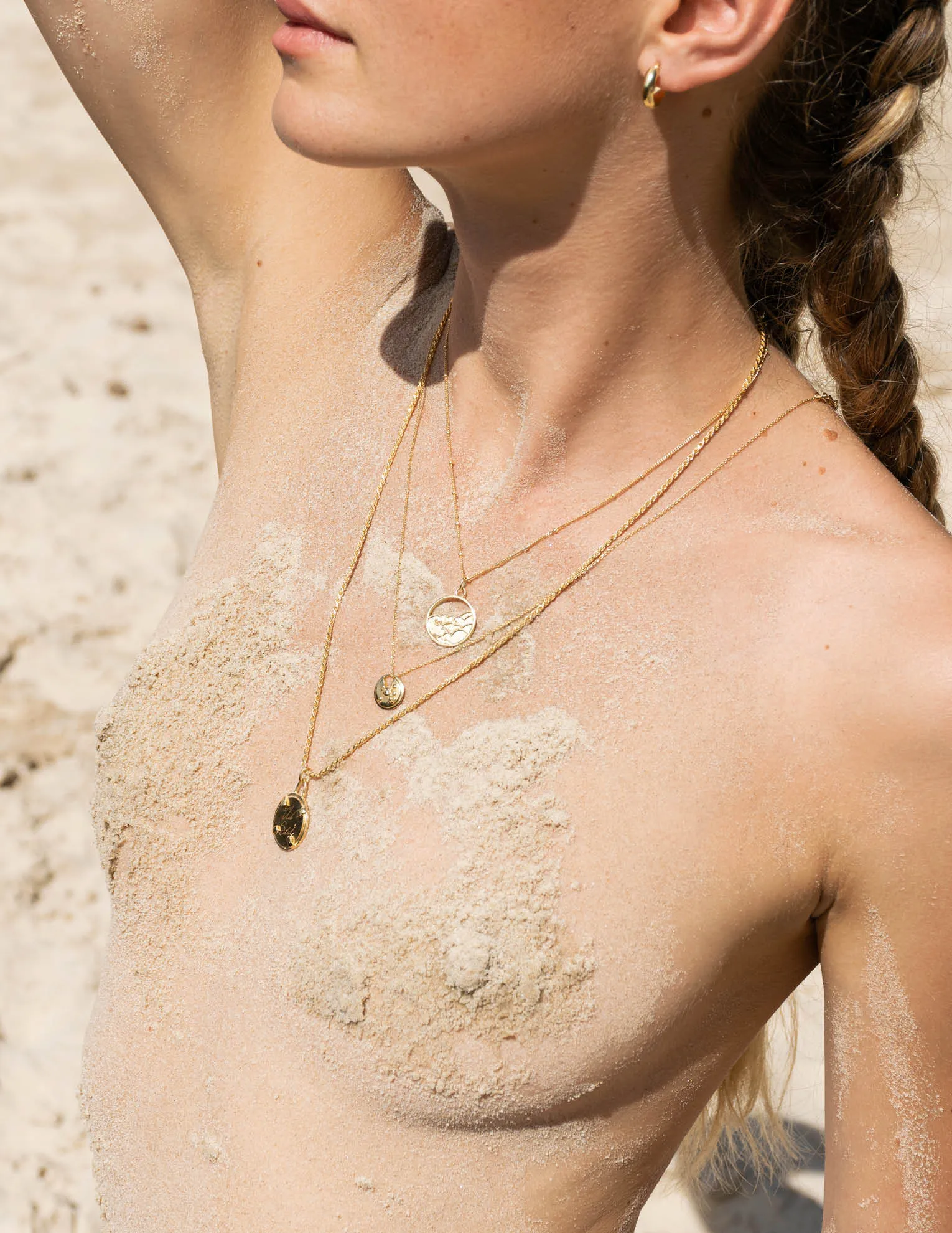 Cloud 9 Necklace <br> Gold Vermeil