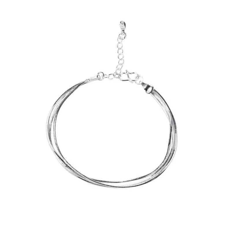 Double Layer Anklet Charm Jewelry Simple - X9SS0146