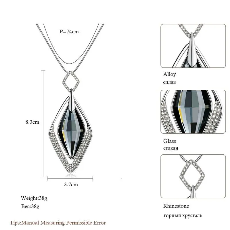 Geometric Statement Long Necklaces & Pendants