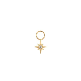 Gold Star Earring Charm