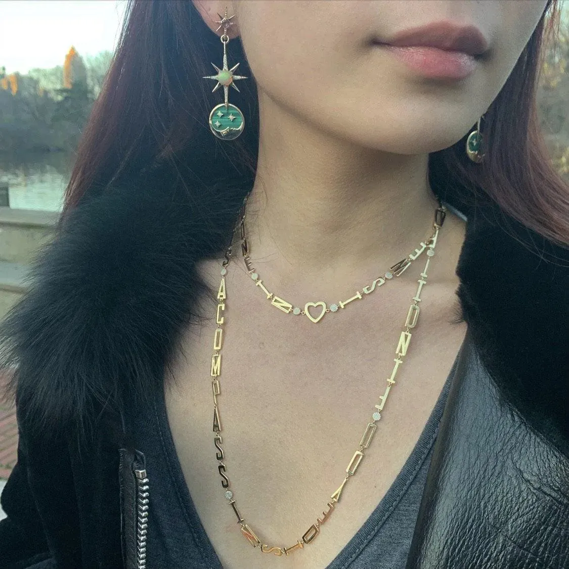 Golden Mantra Necklaces