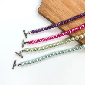 GUG Handmade Pearl Beaded Necklaces in Multicolor