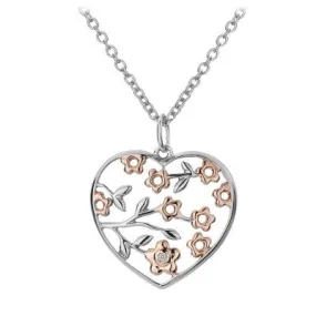 Hot Diamonds 18ct Rose Vermeil Heart DP338