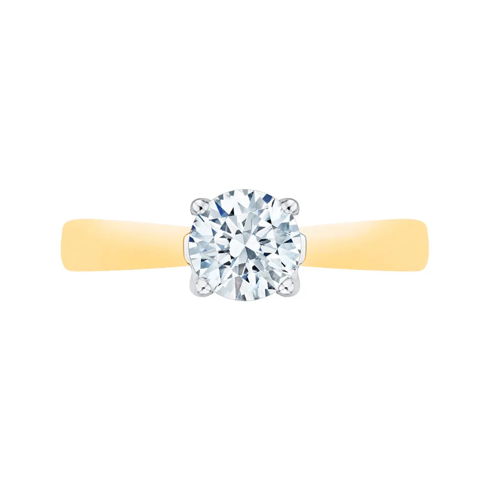 KATARINA 7/8 cttw Diamond Solitaire Ring