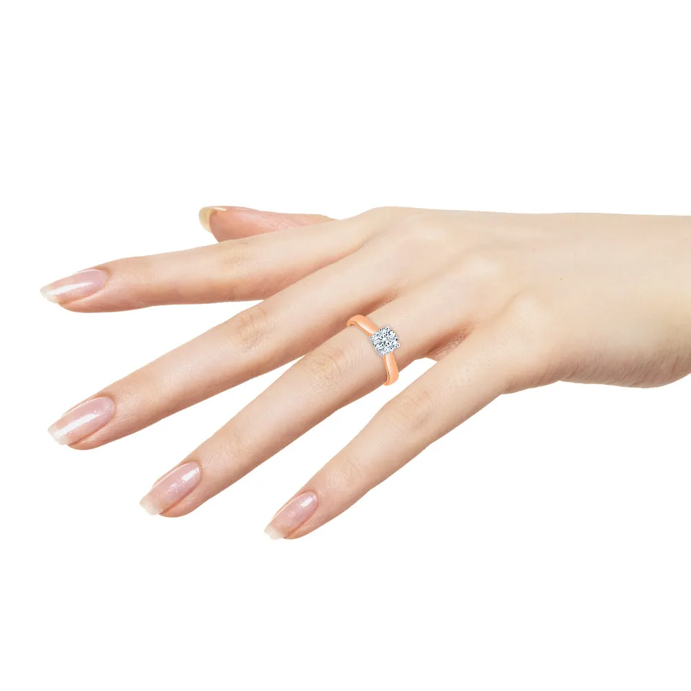 KATARINA 7/8 cttw Diamond Solitaire Ring