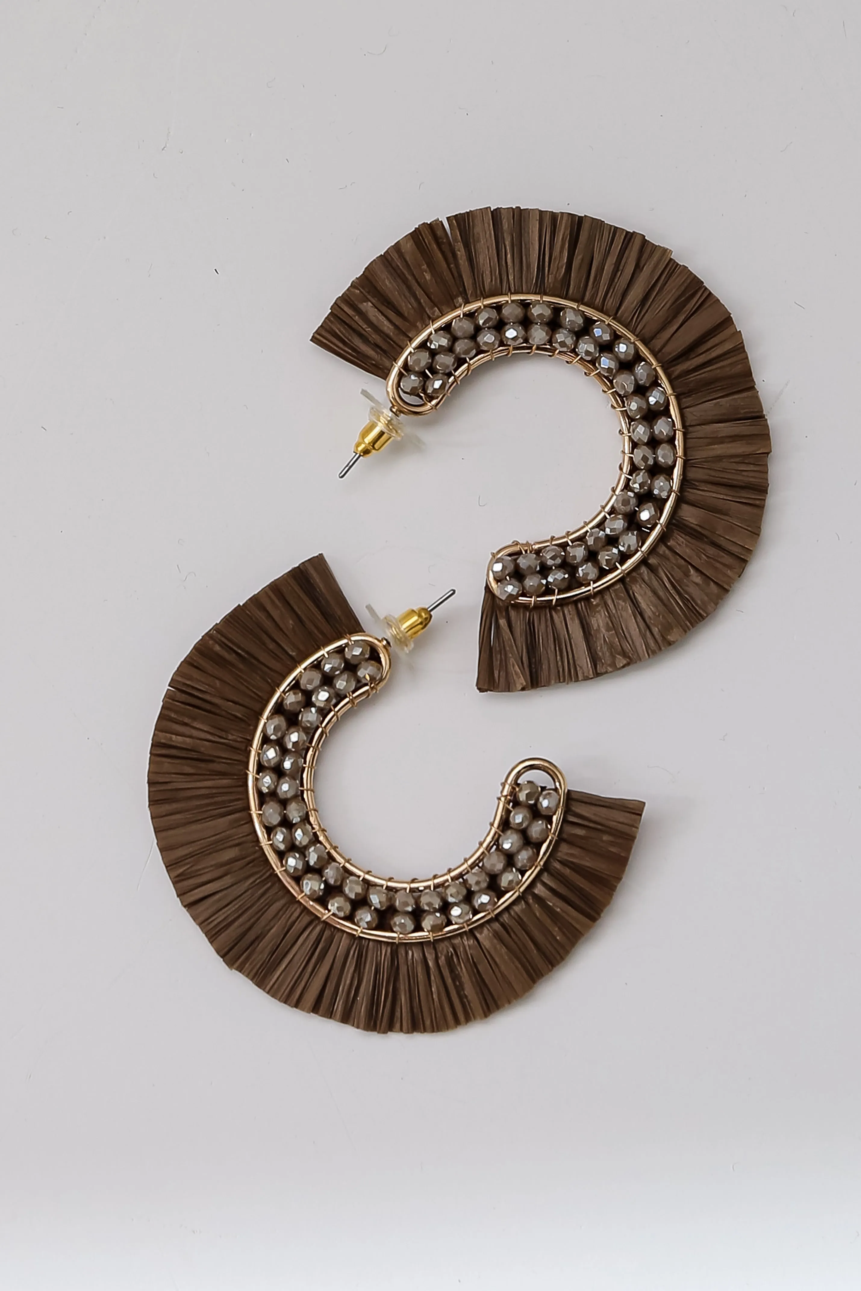 Lauren Fringe Hoop Earrings