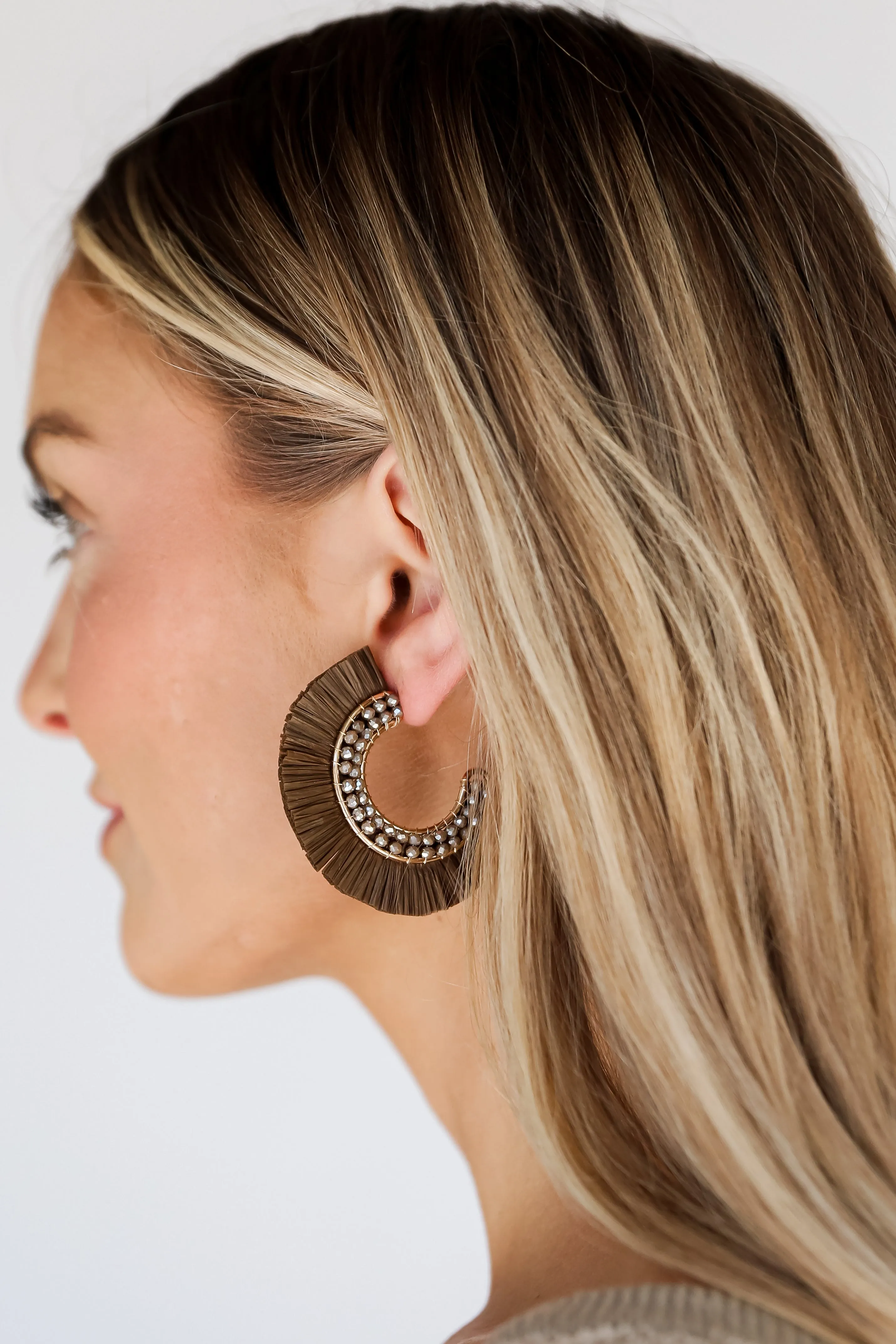 Lauren Fringe Hoop Earrings