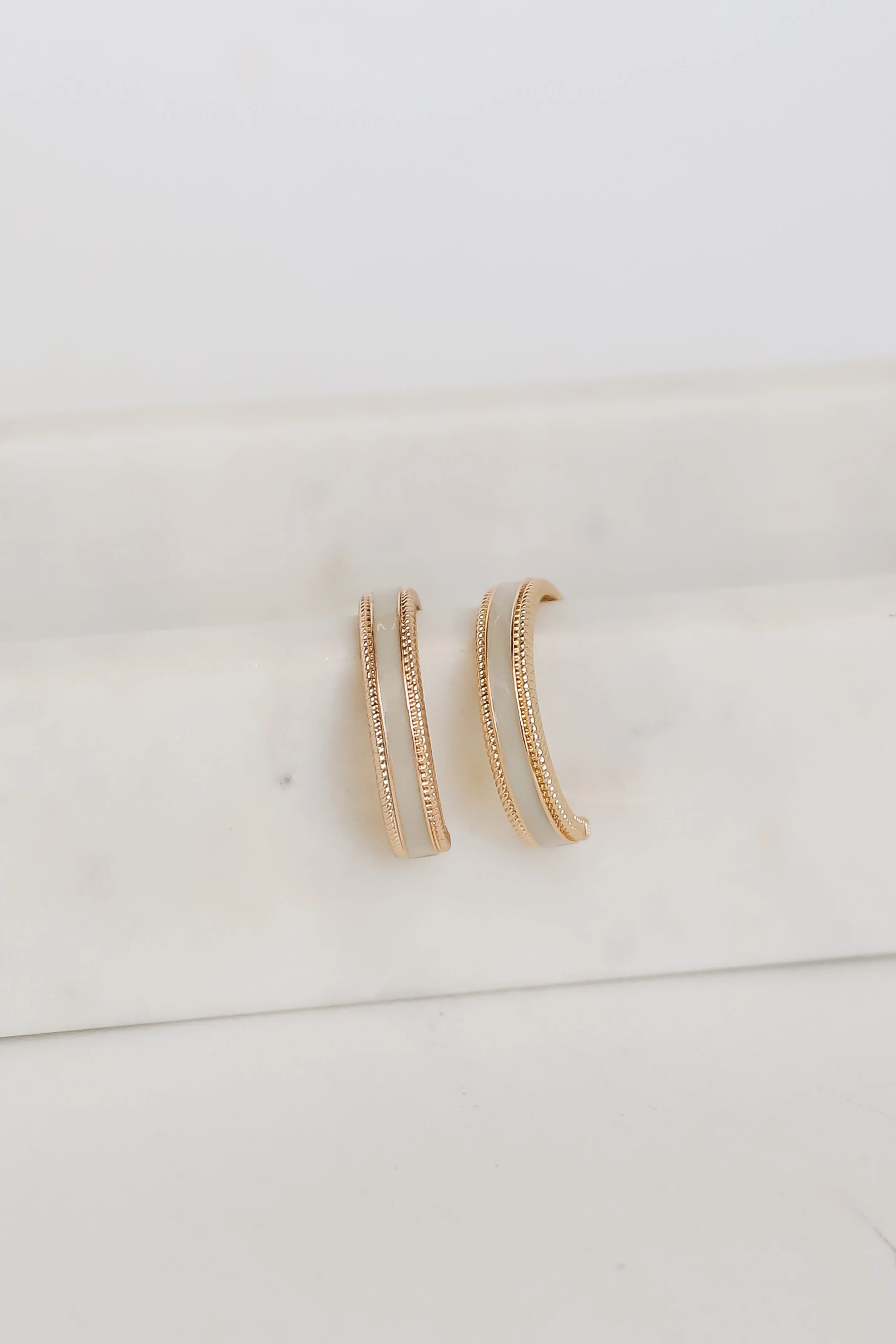 Lennon Gold Hoop Earrings