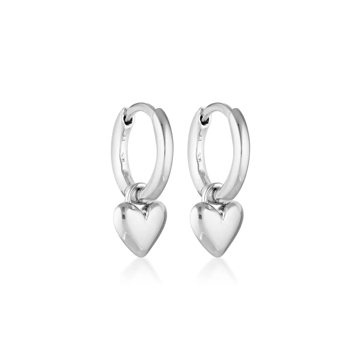 Linda Tahija Amore Classic Huggie Earrings, Gold or Silver