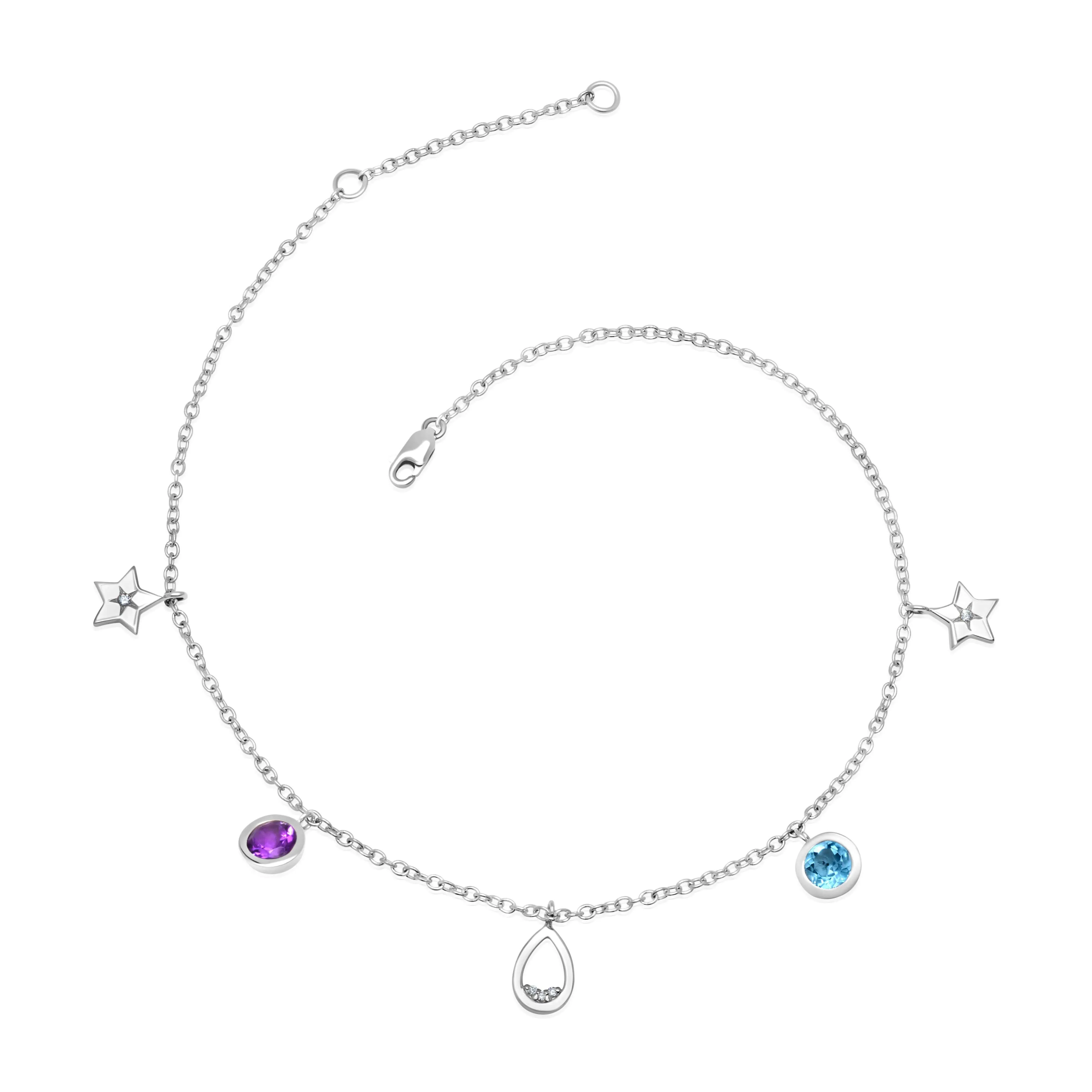 Mini Anklet - 5 Charm