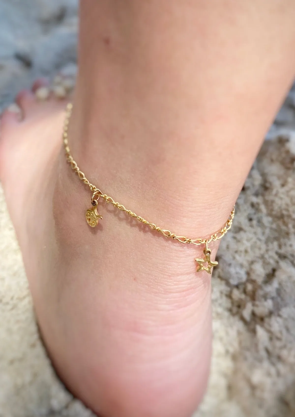 Multi Happy Charm Anklet