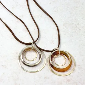 Multiple Hoop Long Necklace