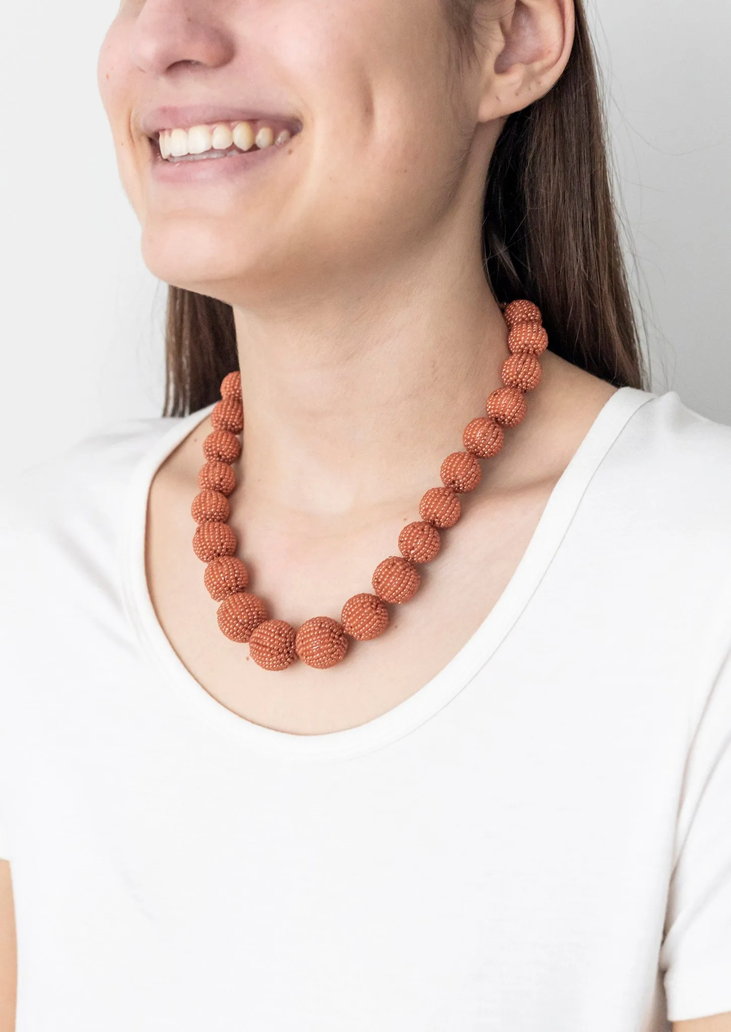 **NEW** <br>The Olivia Necklace<br> Terracotta