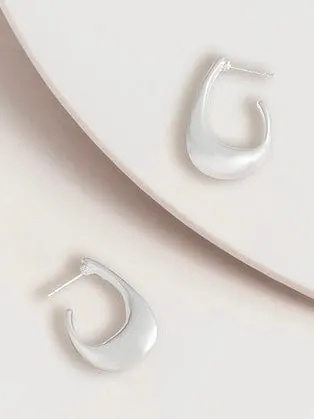 Odette Hoop Post Earrings