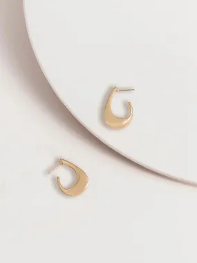 Odette Hoop Post Earrings