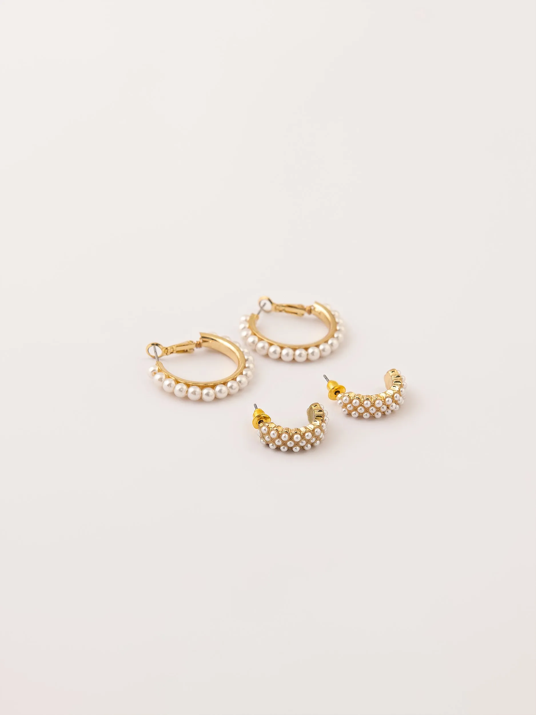 Pearly Jewels Earring Set