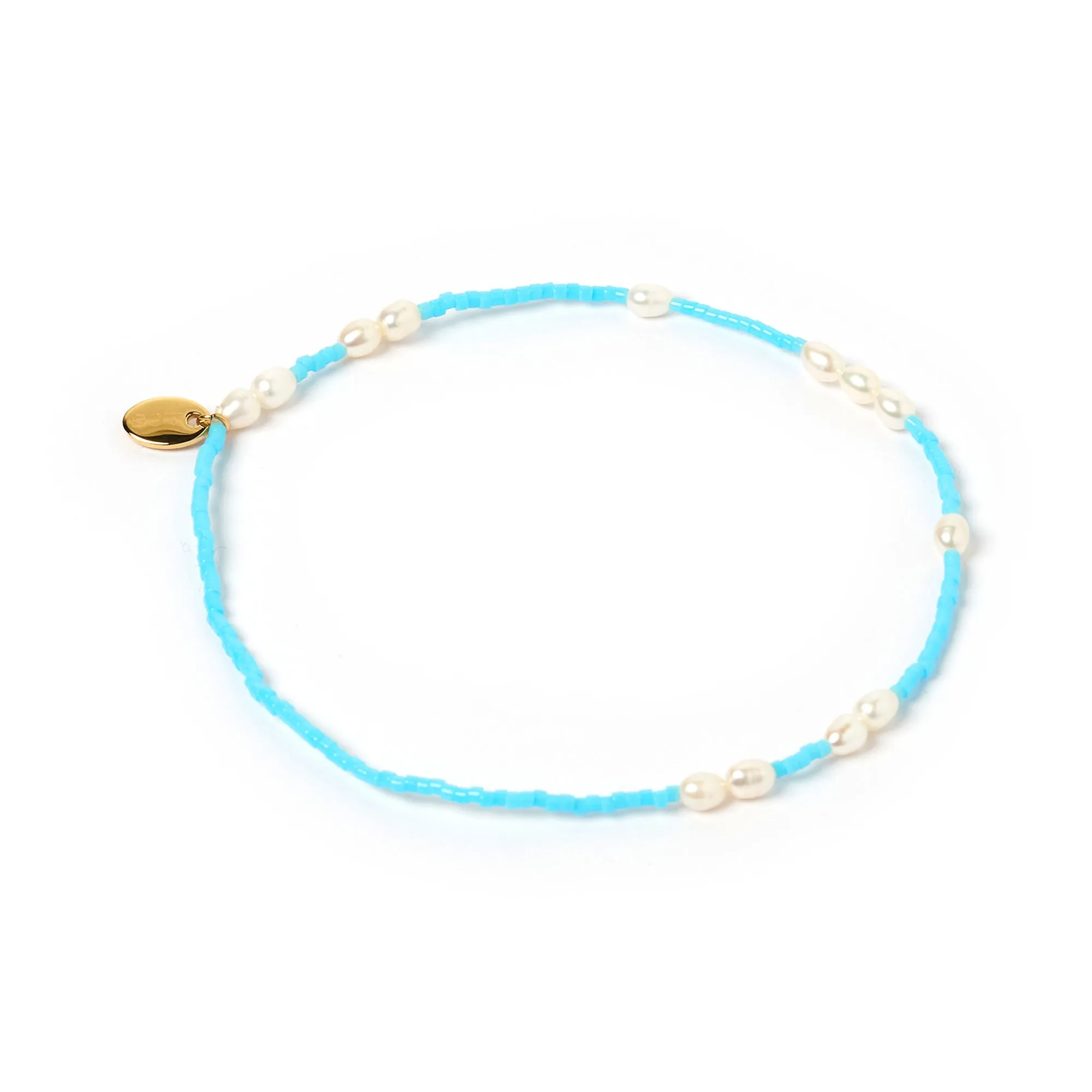 Poppy Anklet Stack - Turquoise