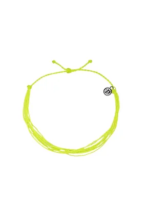 PURA VIDA ANKLET | NEON YELLOW