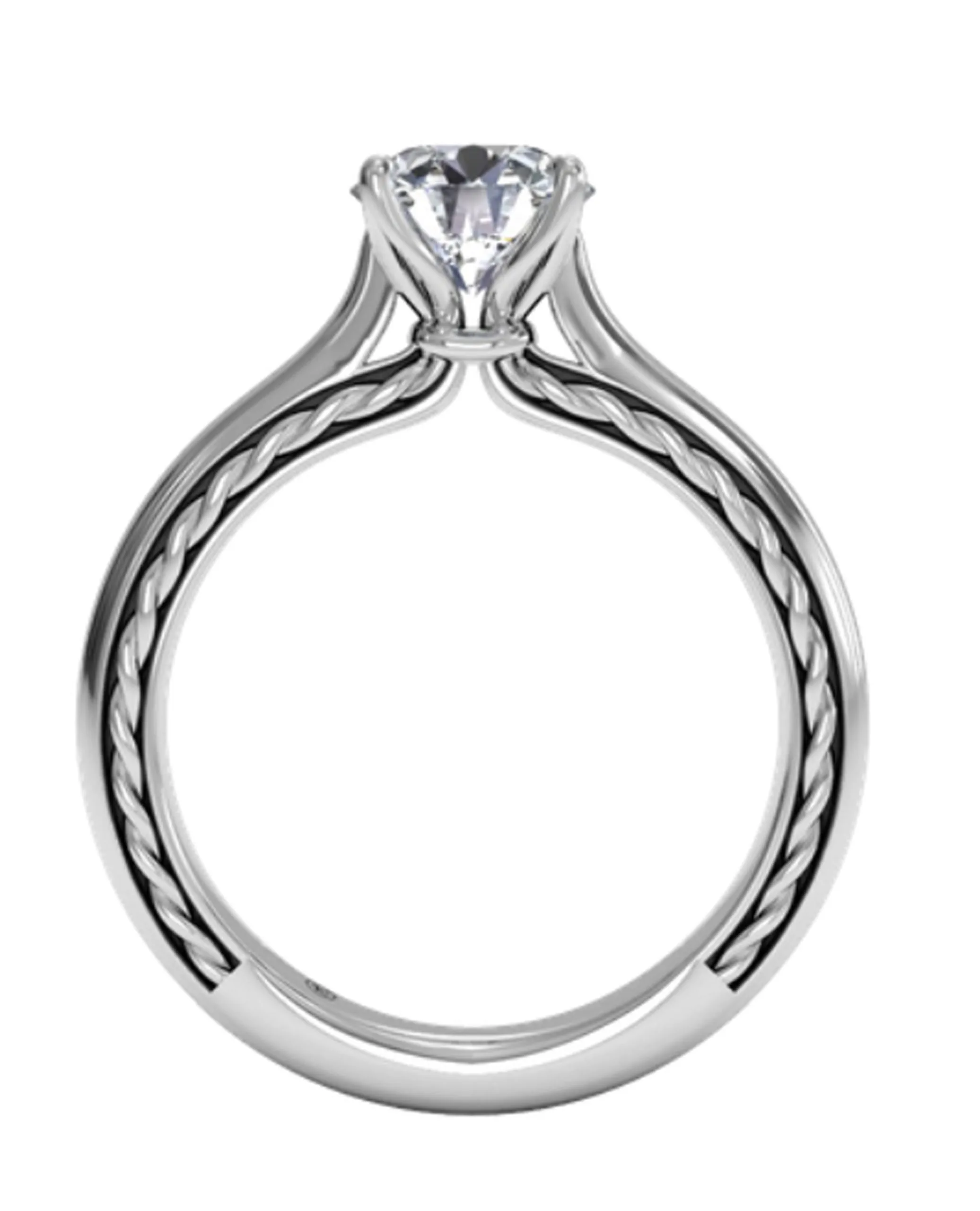 Ritani 1RZ2828 Braided Engagement Ring