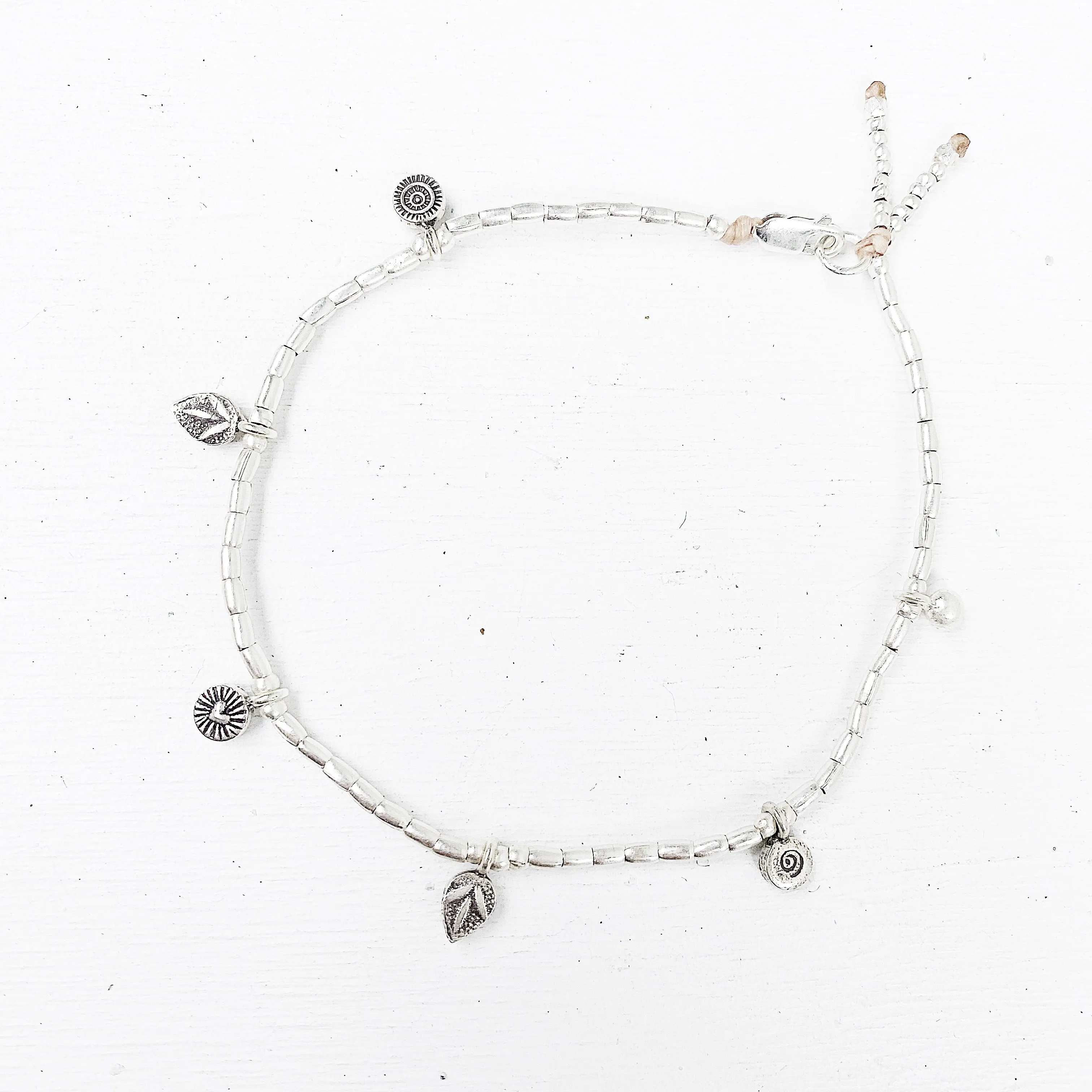 SILVER CHARM ANKLET