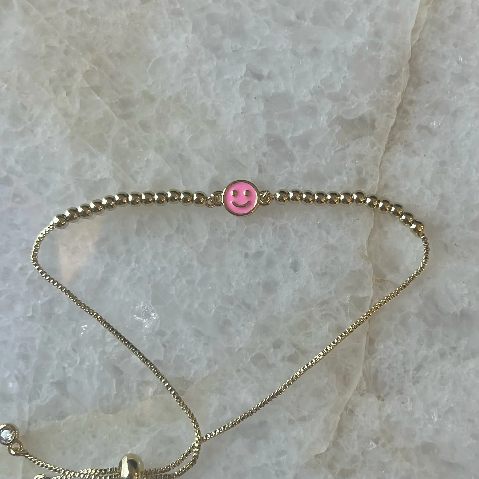 Smiley Bolo Bracelet