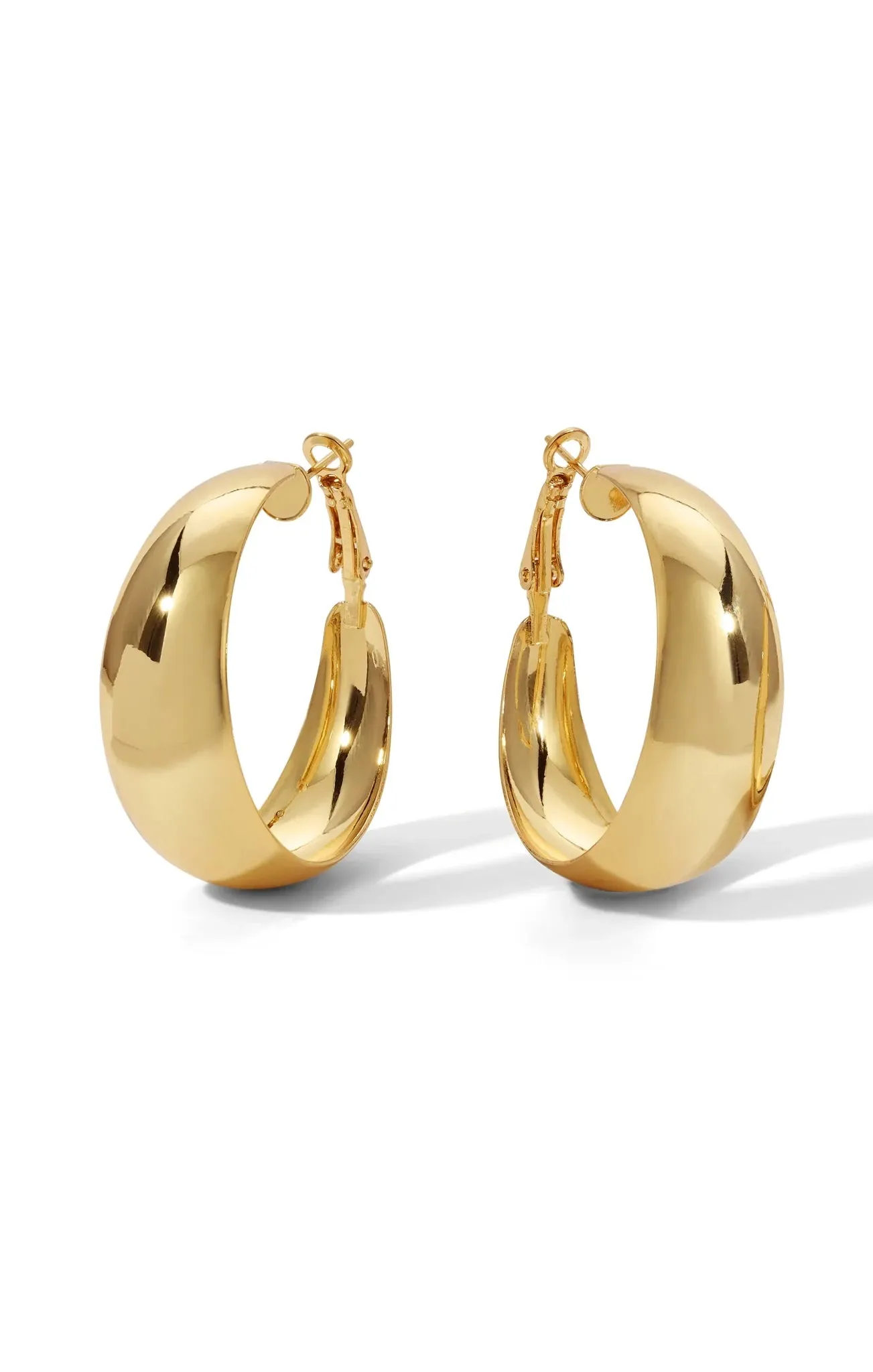 Vanessa Mooney The Luna Hoop Earrings ~ Gold