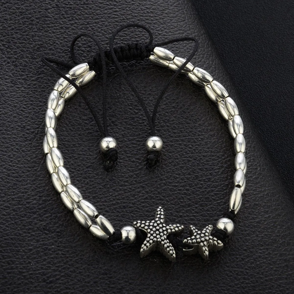 Vintage Bracelet Foot Jewelry Retro Anklet For Women Girls Ankle Leg Chain Charm Starfish Beads Bracelet Jewelry