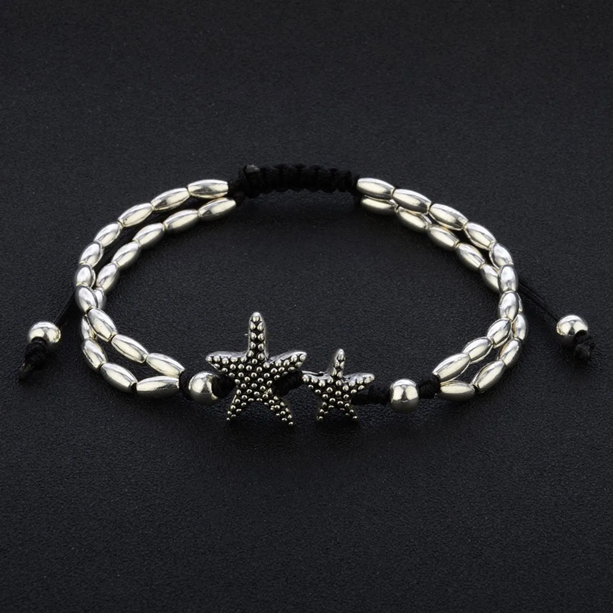 Vintage Bracelet Foot Jewelry Retro Anklet For Women Girls Ankle Leg Chain Charm Starfish Beads Bracelet Jewelry